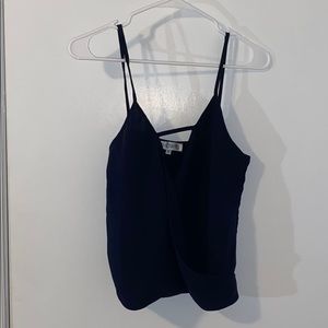 Navy Tank Blouse